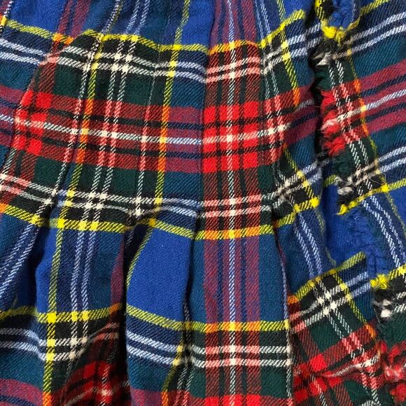 Smith's Bermuda Women's tartan plaid pleated miniskirt kilt wool vintage 70s - Picture 3 of 4